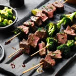 Beef and Broccoli Skewers