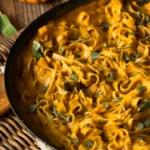 Hand Crafted Tagliatelle Pasta w/ Corn & Butternut Squash